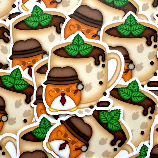 Invest-Tea-Gator Vinyl Sticker