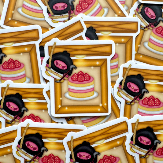 A Strobbery Vinyl Sticker