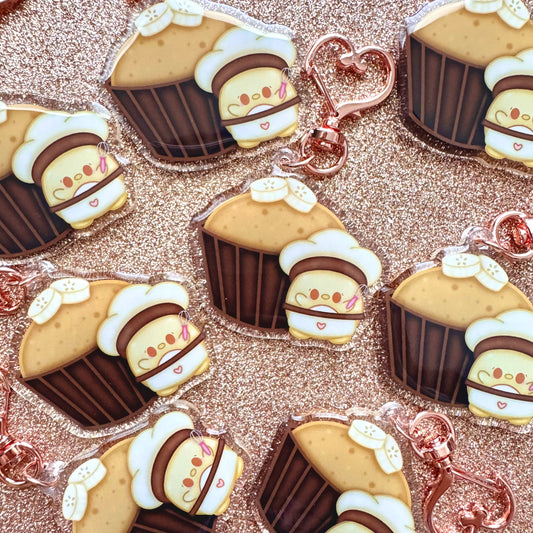 Banana Muffins Keychain