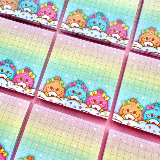 Rainbow Clouds Sticky Notes