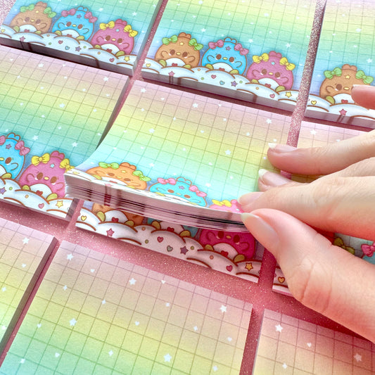 Rainbow Clouds Sticky Notes