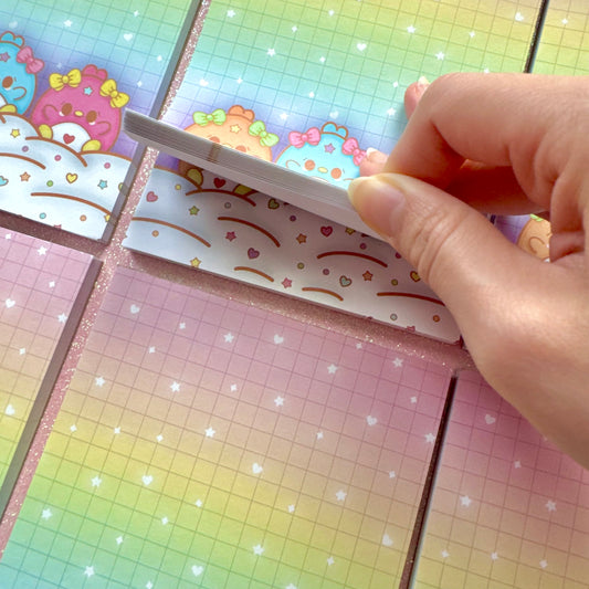 Rainbow Clouds Notepad