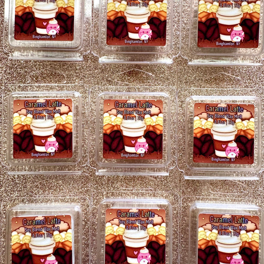 Caramel Latte Wax Melt Sample
