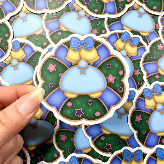 Butt Wreath Vinyl Sticker