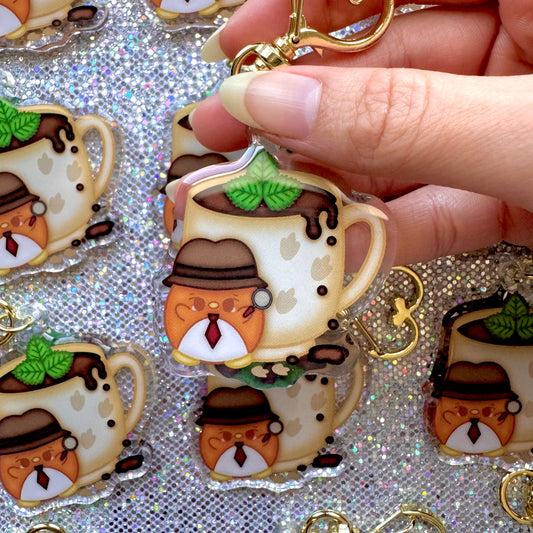 Invest-Tea-Gator Keychain