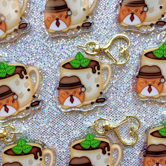 Invest-Tea-Gator Keychain