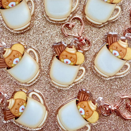 Chai There! Keychain