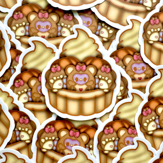 Pumpkin Gingerbread Tart Sticker