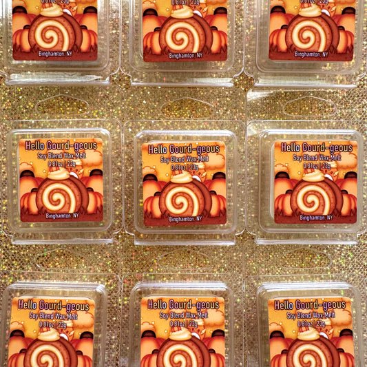 Hello Gourd-geos! Wax Melt Sample