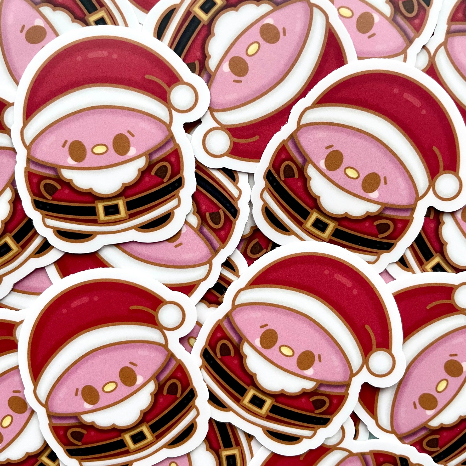 CHRISTMAS STICKERS - Glossy Vinyl Sticker- penguin